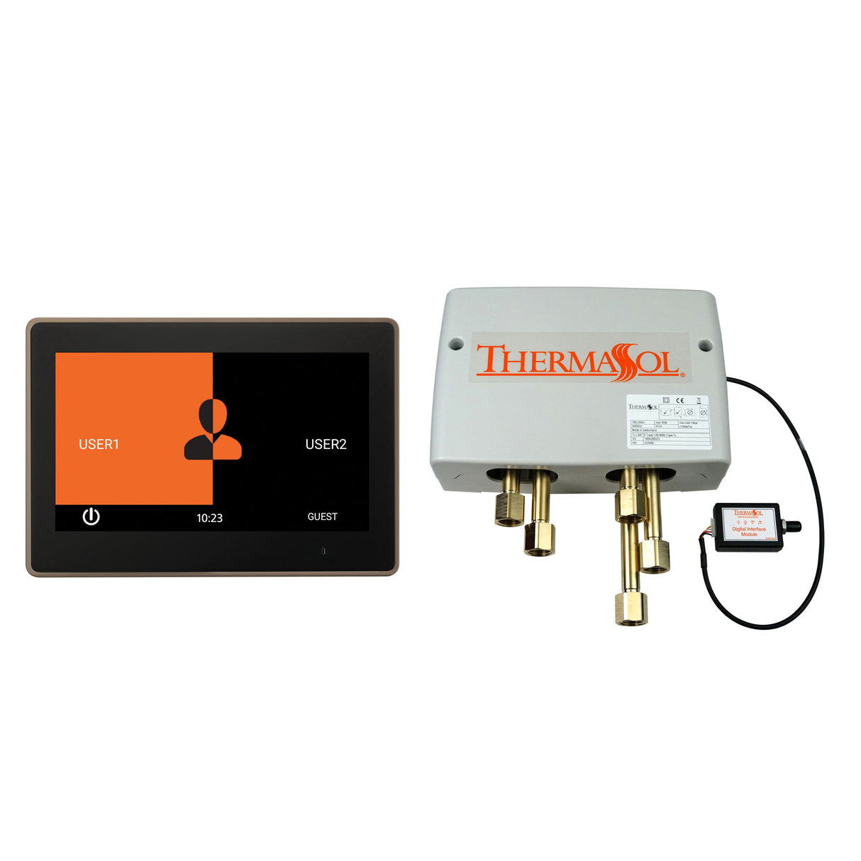 ThermaSol ThermaTouch 10" Control and Digital Valve Shower Package