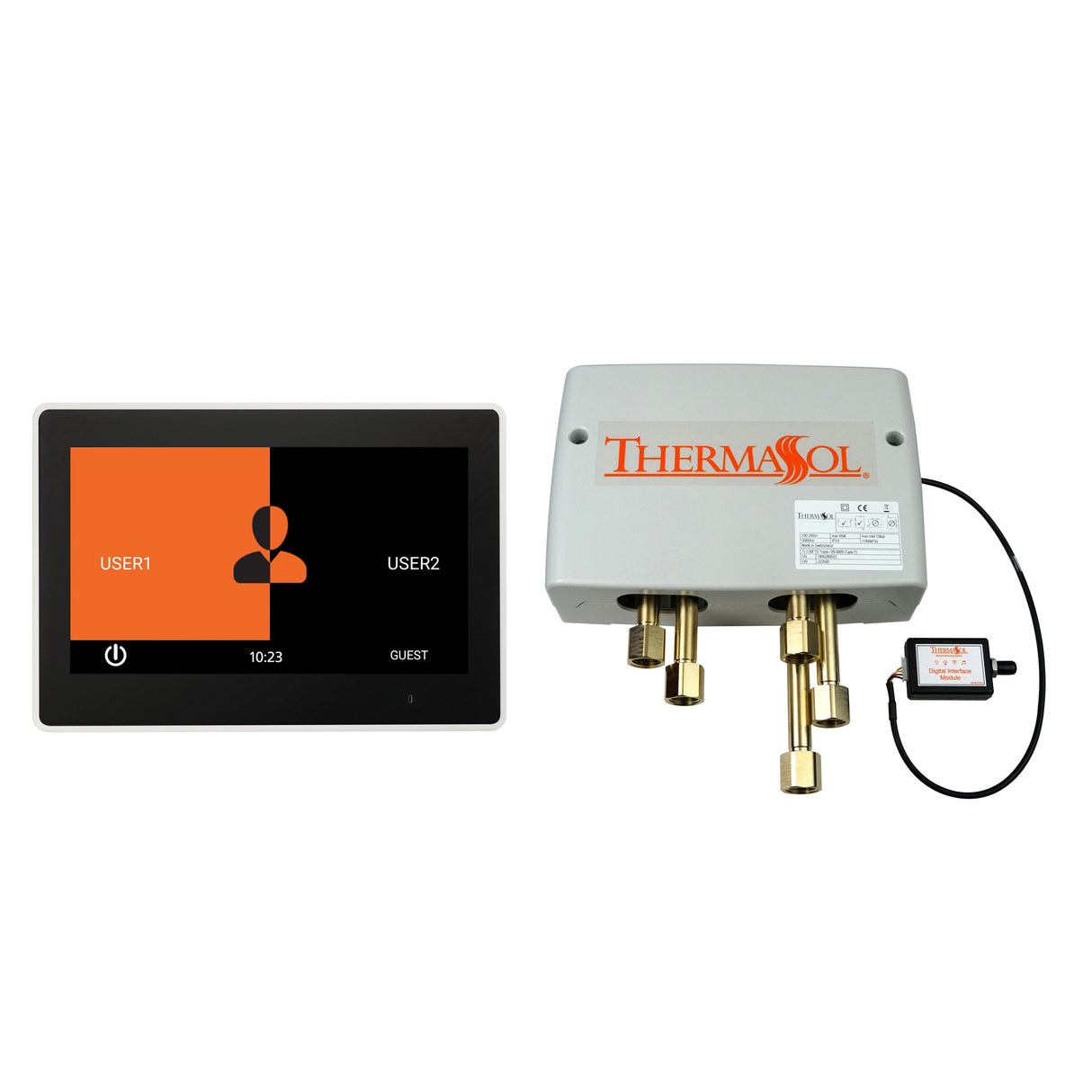 ThermaSol ThermaTouch 10" Control and Digital Valve Shower Package