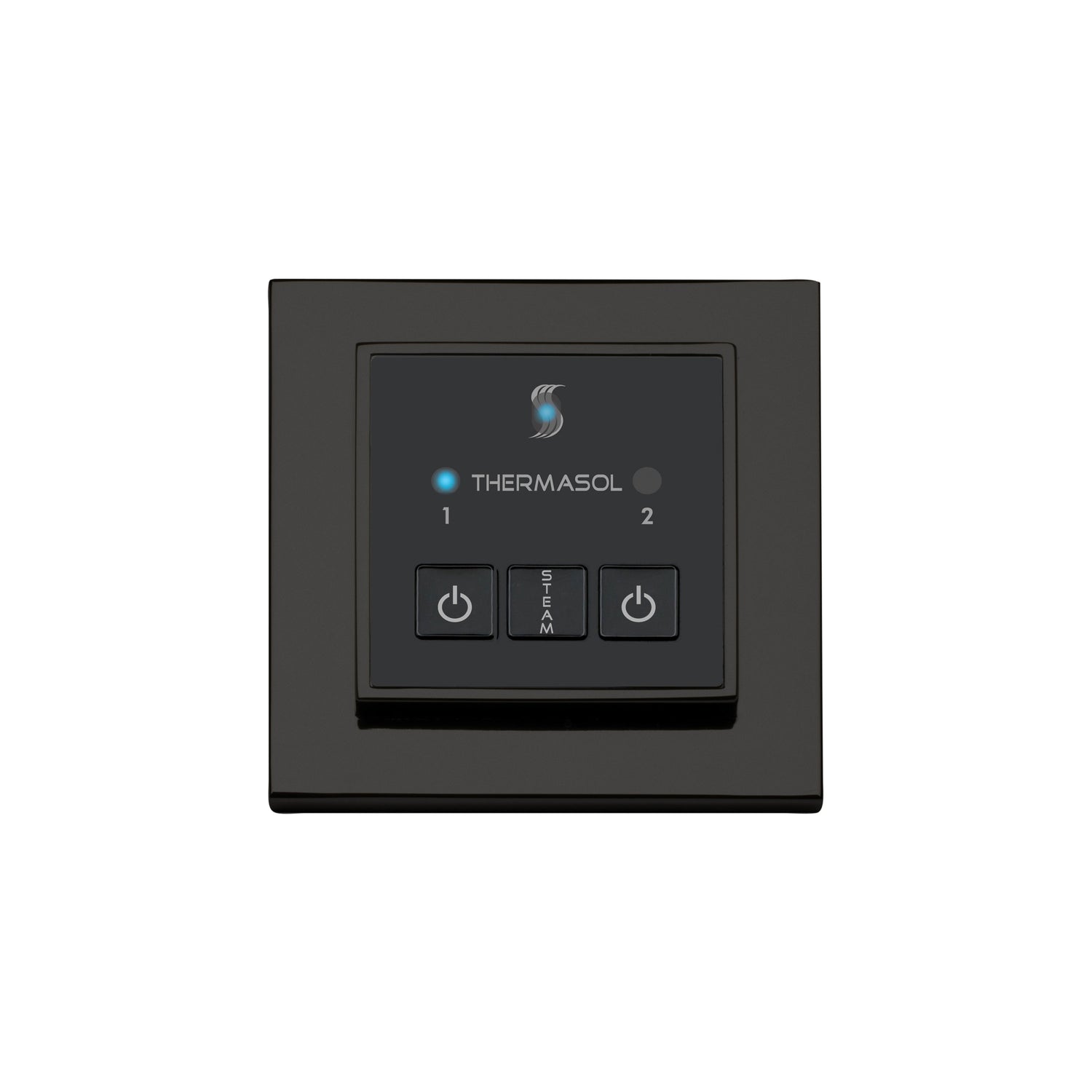 ThermaSol Easy Start Series Steam Shower Control, Modern Recessed Square