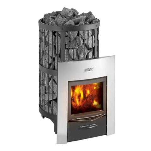 Harvia Legend Series Duo Wood-Burning Sauna Stove With Fireplace Combo, 21kW