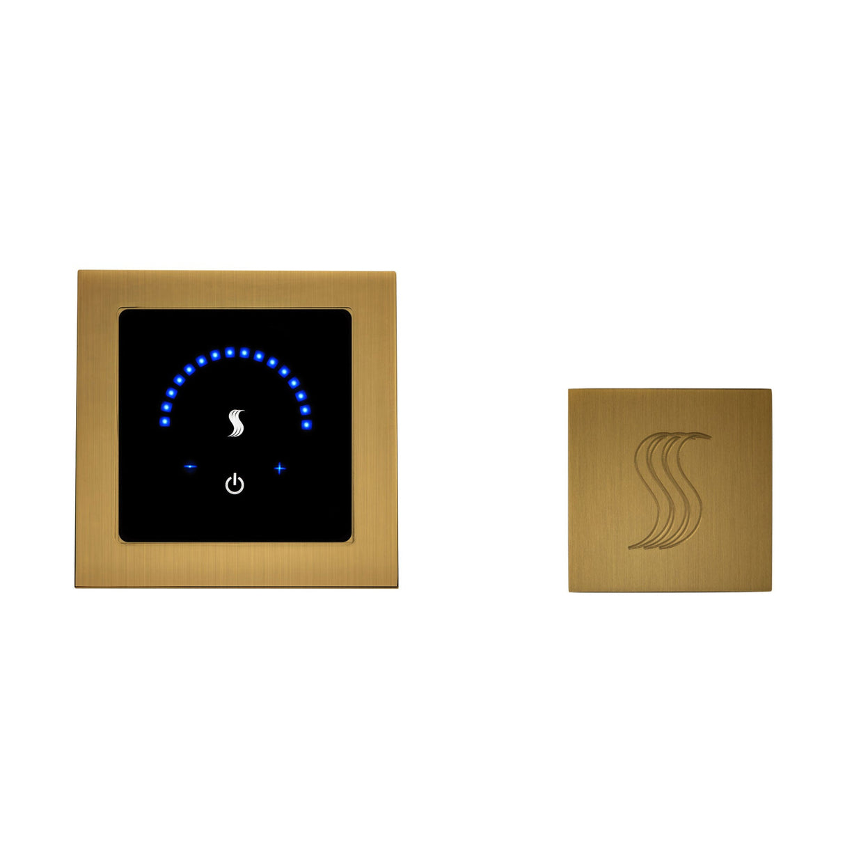 ThermaSol MicroTouch Steam Shower Control with SteamVection Steamhead Kit, Square