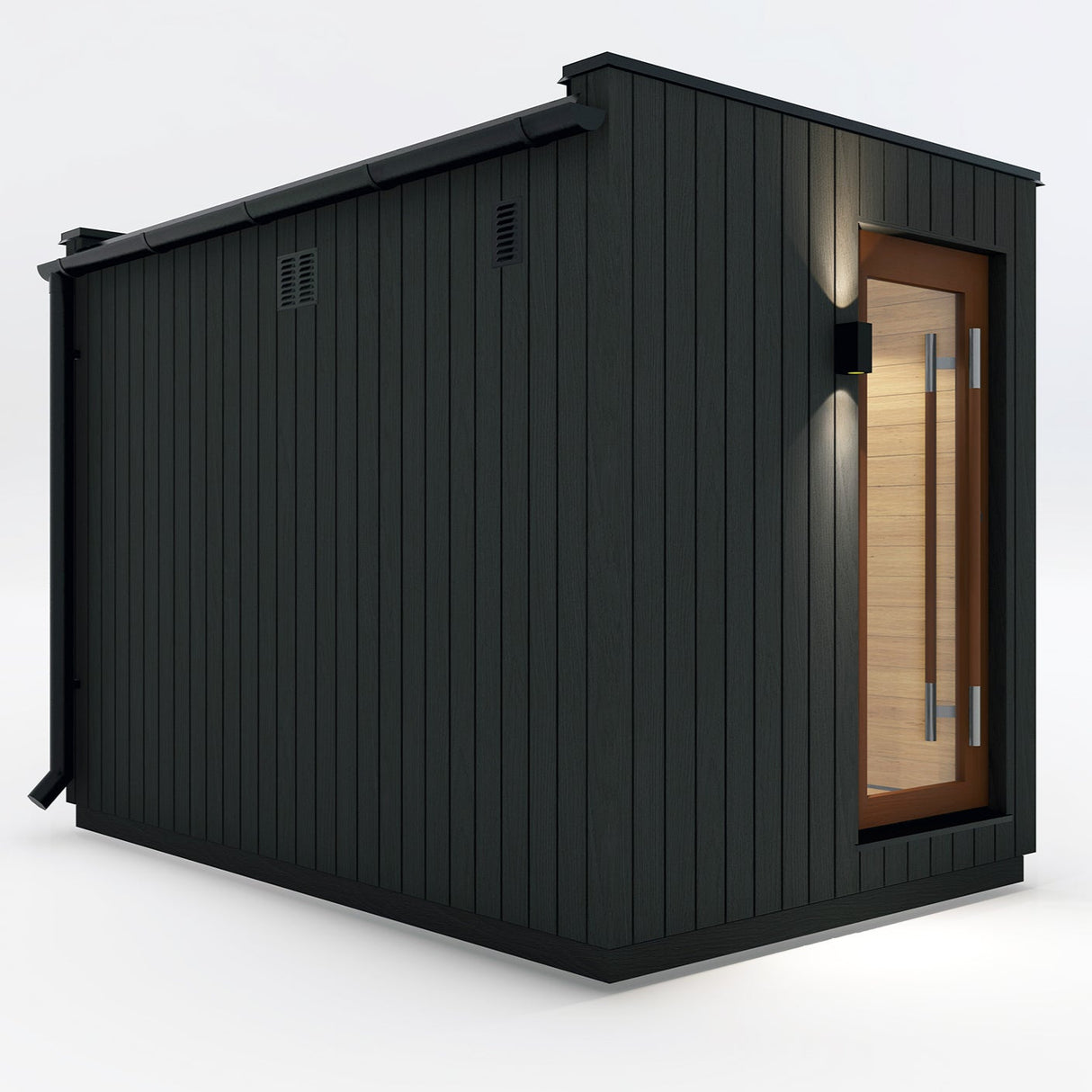 Saunum AirCube Double Outdoor Sauna, 3 Person