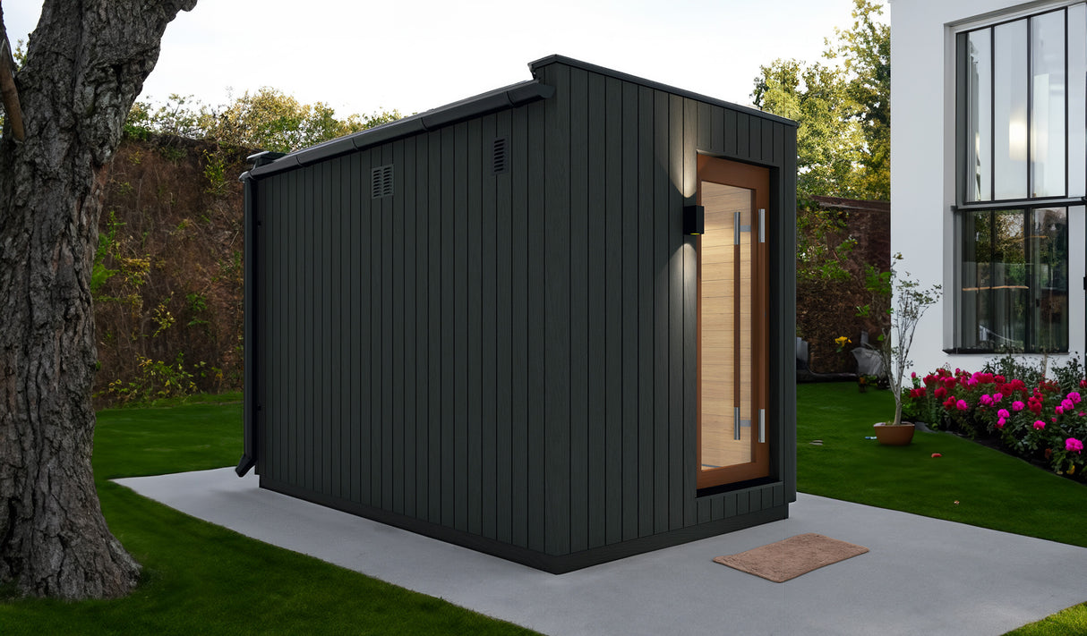 Saunum AirCube Double Outdoor Sauna, 3 Person