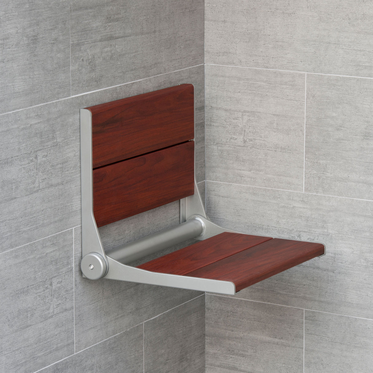 ThermaSol Bamboo Folding Shower Seat