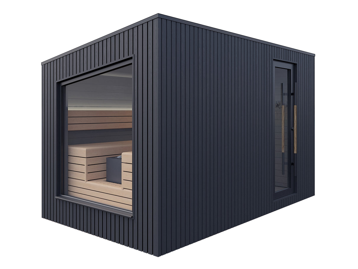 Auroom Terra Outdoor Cabin Sauna, 6 Person