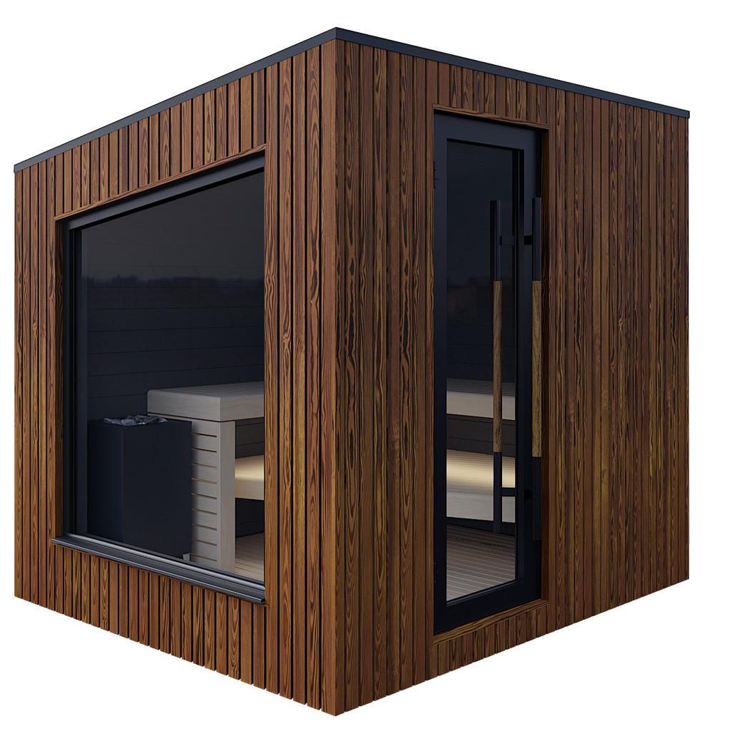 Auroom Terra Outdoor Cabin Sauna, 5 Person