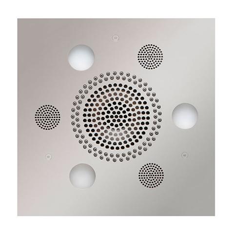 ThermaSol Serenity 10" Light, Sound, and Rain Shower System, Square