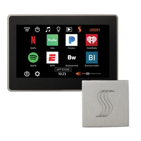 ThermaSol ThermaTouch 10" Steam Shower Control with SteamVection Steamhead Kit, Square