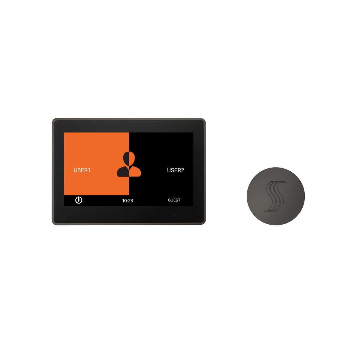 ThermaSol ThermaTouch 10" Steam Shower Control with SteamVection Steamhead Kit, Round