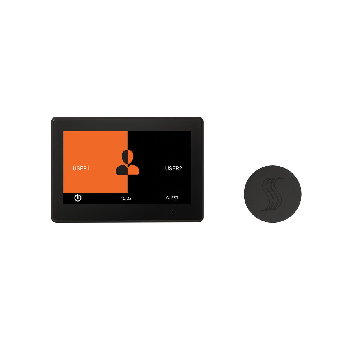 ThermaSol ThermaTouch 10" Steam Shower Control with SteamVection Steamhead Kit, Round