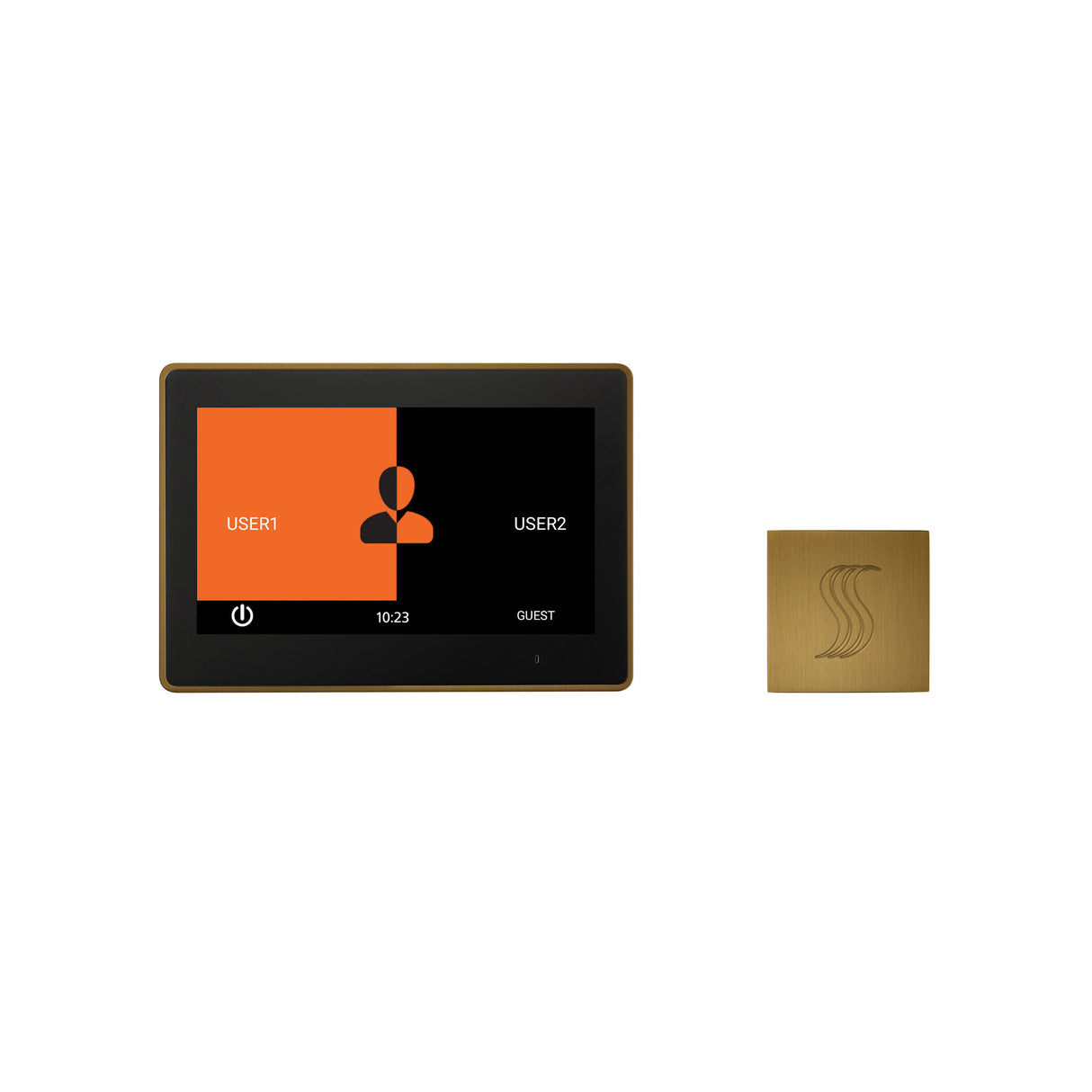 ThermaSol ThermaTouch 10" Steam Shower Control with SteamVection Steamhead Kit, Square