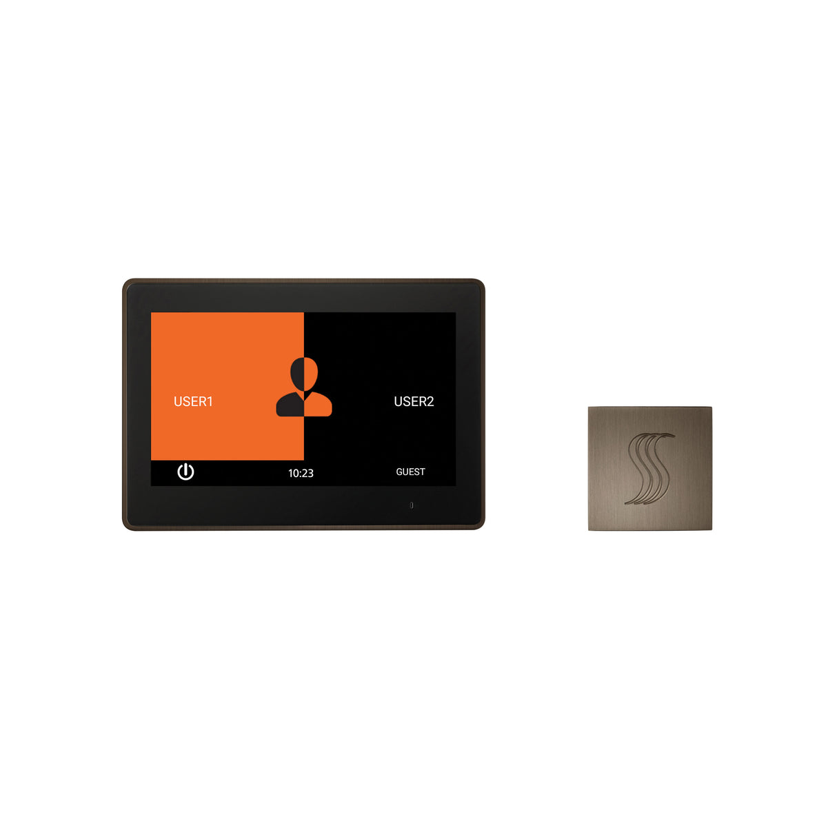 ThermaSol ThermaTouch 10" Steam Shower Control with SteamVection Steamhead Kit, Square