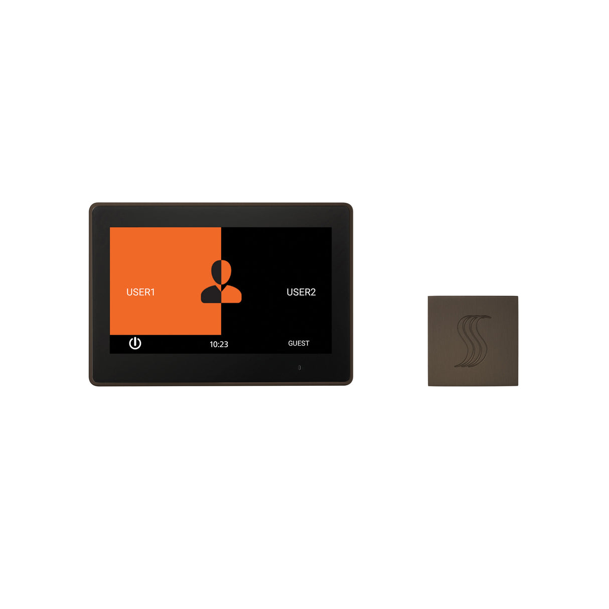 ThermaSol ThermaTouch 10" Steam Shower Control with SteamVection Steamhead Kit, Square