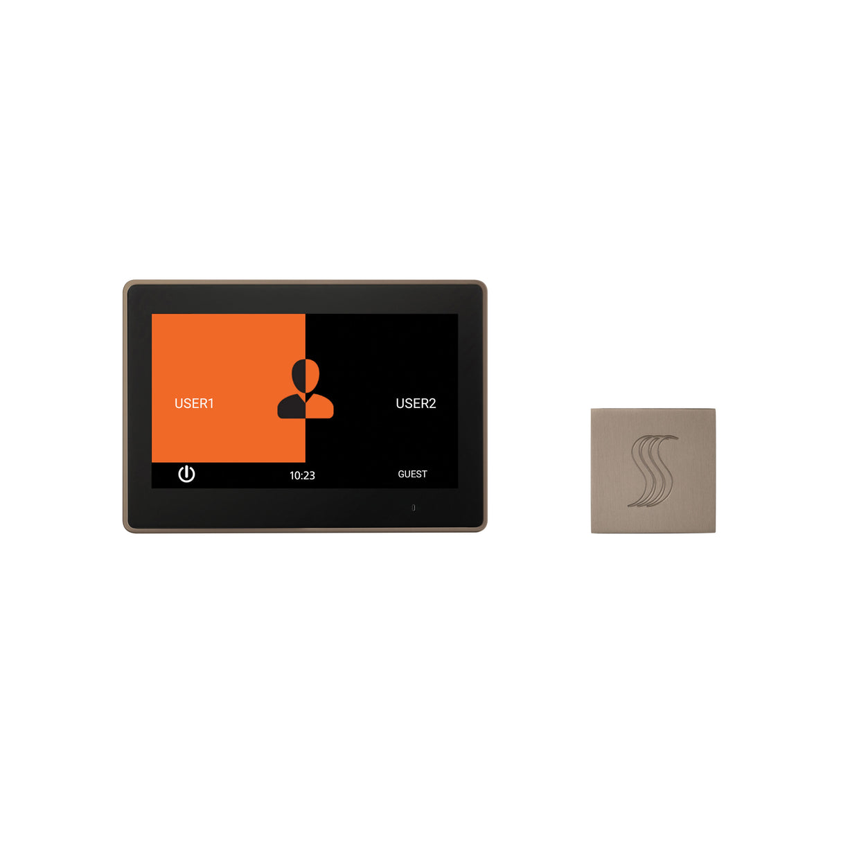 ThermaSol ThermaTouch 10" Steam Shower Control with SteamVection Steamhead Kit, Square