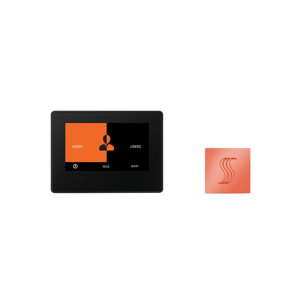 ThermaSol ThermaTouch 7" Steam Shower Control with SteamVection Steamhead Kit, Square