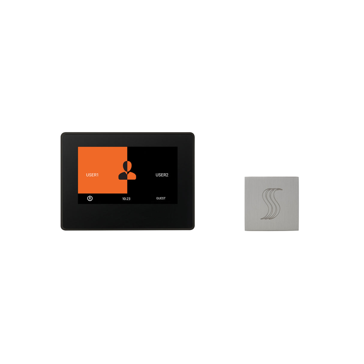 ThermaSol ThermaTouch 7" Steam Shower Control with SteamVection Steamhead Kit, Square