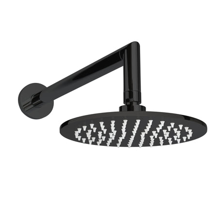 ThermaSol Rainhead Shower Fixture  with Arm, Round