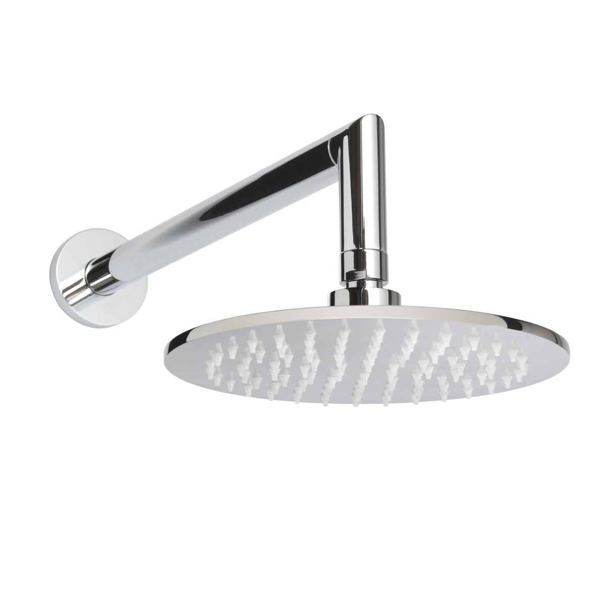 ThermaSol Rainhead Shower Fixture  with Arm, Round
