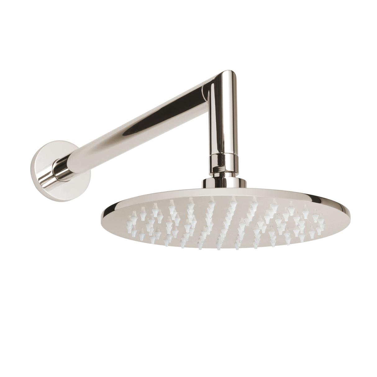 ThermaSol Rainhead Shower Fixture  with Arm, Round