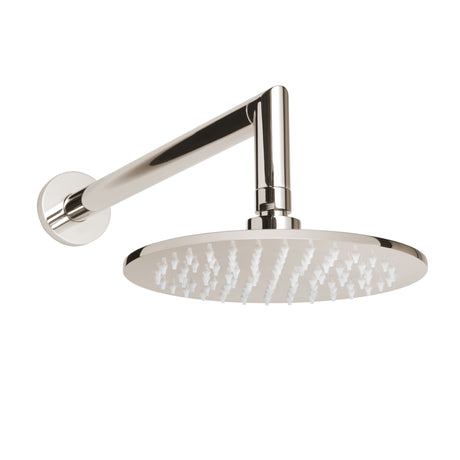 ThermaSol Rainhead Shower Fixture  with Arm, Round