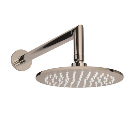 ThermaSol Rainhead Shower Fixture  with Arm, Round