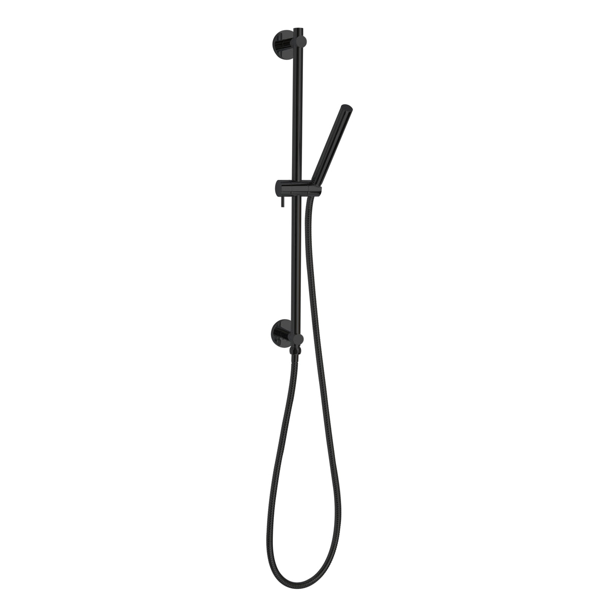 ThermaSol Shower Rail, Hose, and Wand Fixture, Round