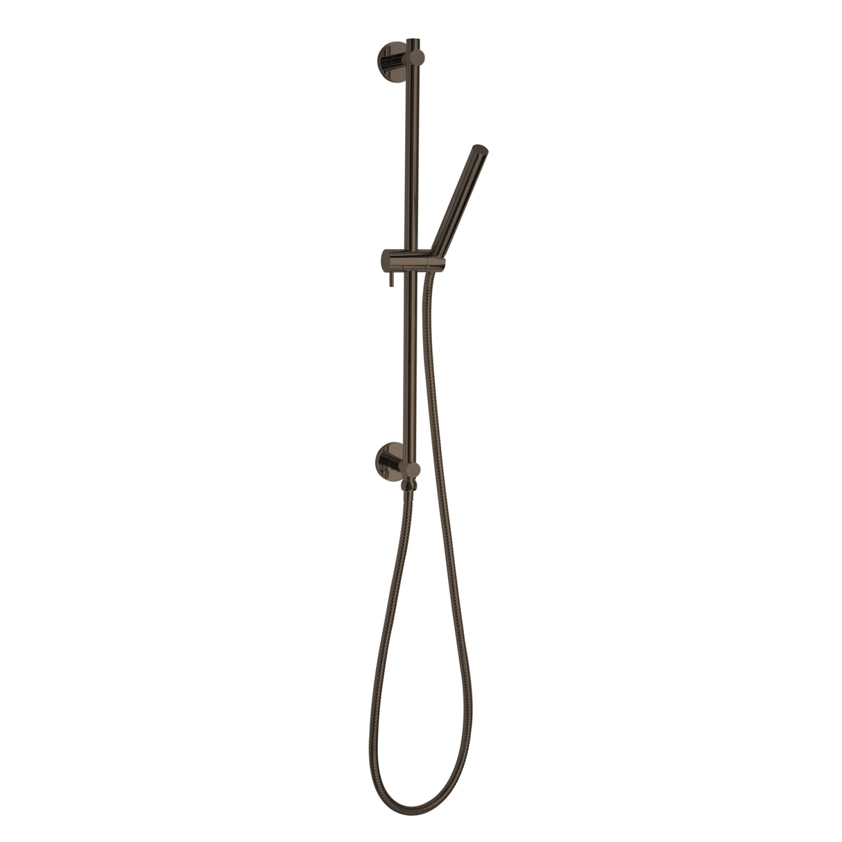 ThermaSol Shower Rail, Hose, and Wand Fixture, Round
