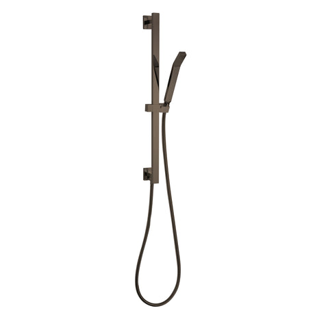 ThermaSol Shower Rail, Hose, and Wand Fixture, Square