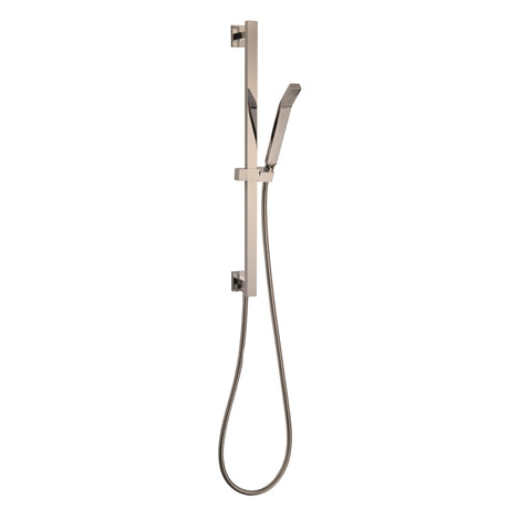 ThermaSol Shower Rail, Hose, and Wand Fixture, Square