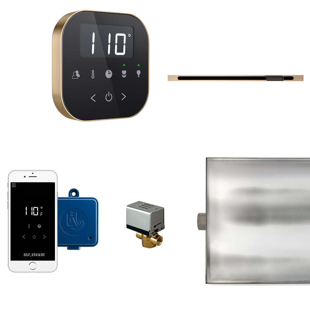 Mr.Steam AirButler Linear Steam Shower Control Package