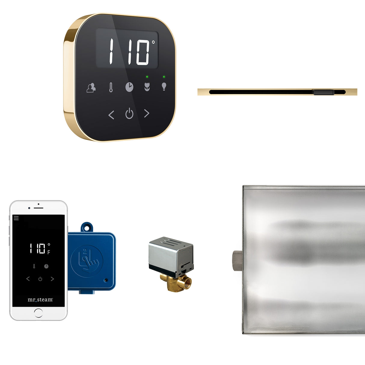 Mr.Steam AirButler Linear Steam Shower Control Package