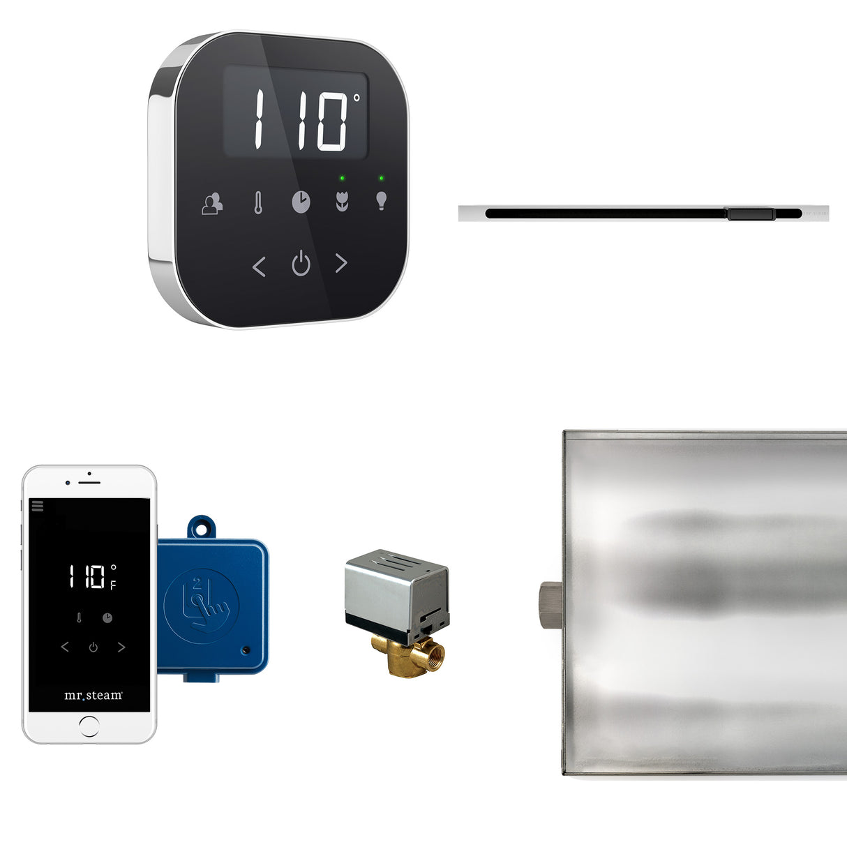Mr.Steam AirButler Linear Steam Shower Control Package