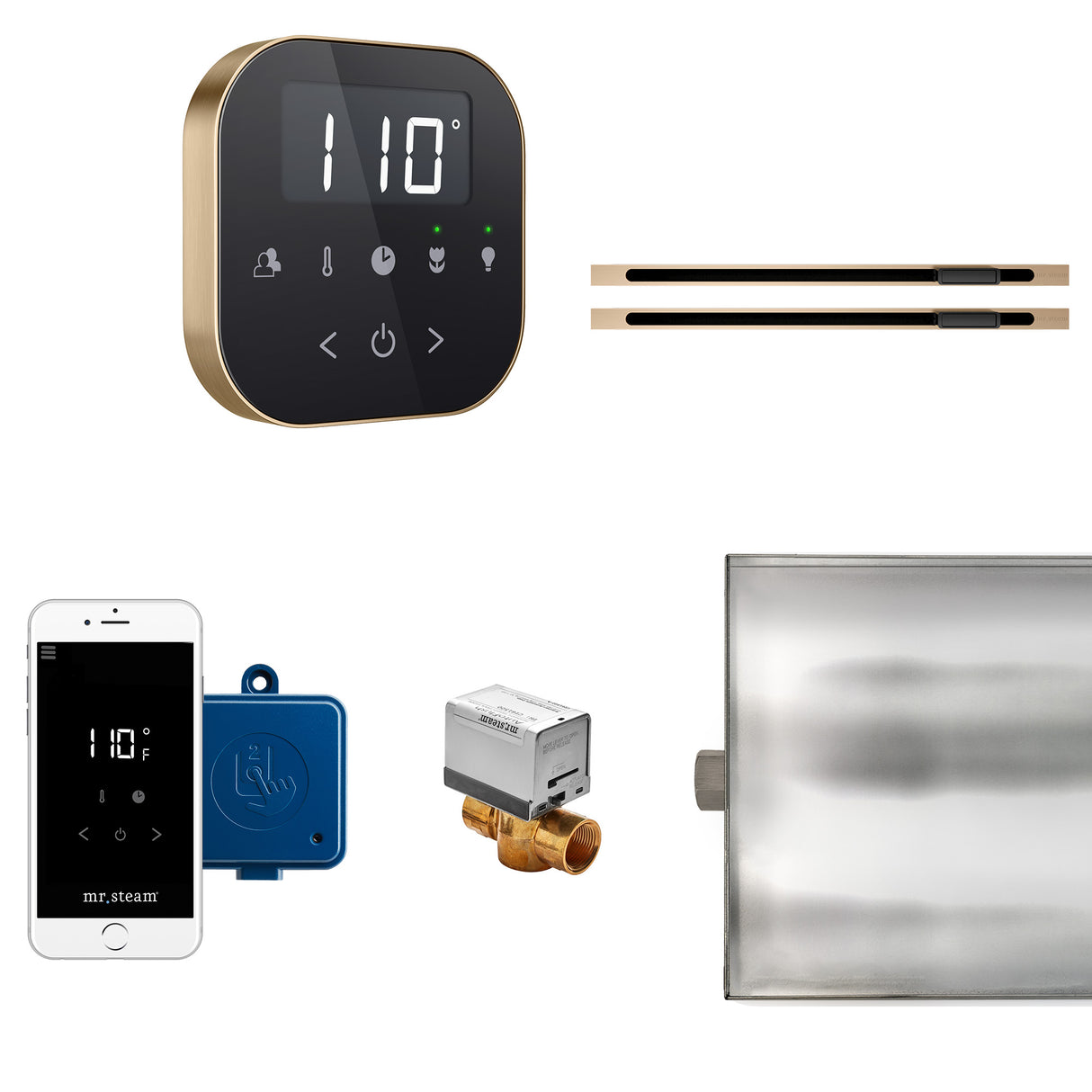 Mr.Steam AirButler Max Linear Steam Shower Control Package