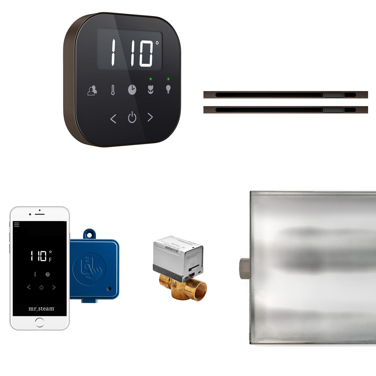 Mr.Steam AirButler Max Linear Steam Shower Control Package