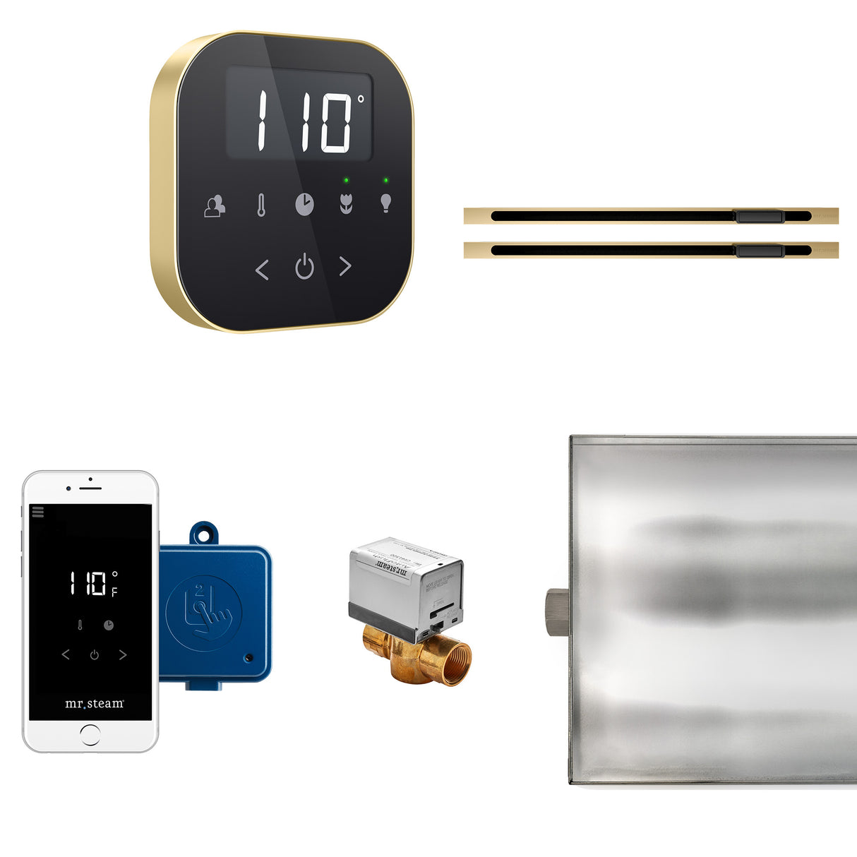 Mr.Steam AirButler Max Linear Steam Shower Control Package