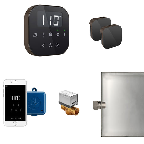 Mr.Steam AirButler Max Aroma Glass Steam Shower Control Package