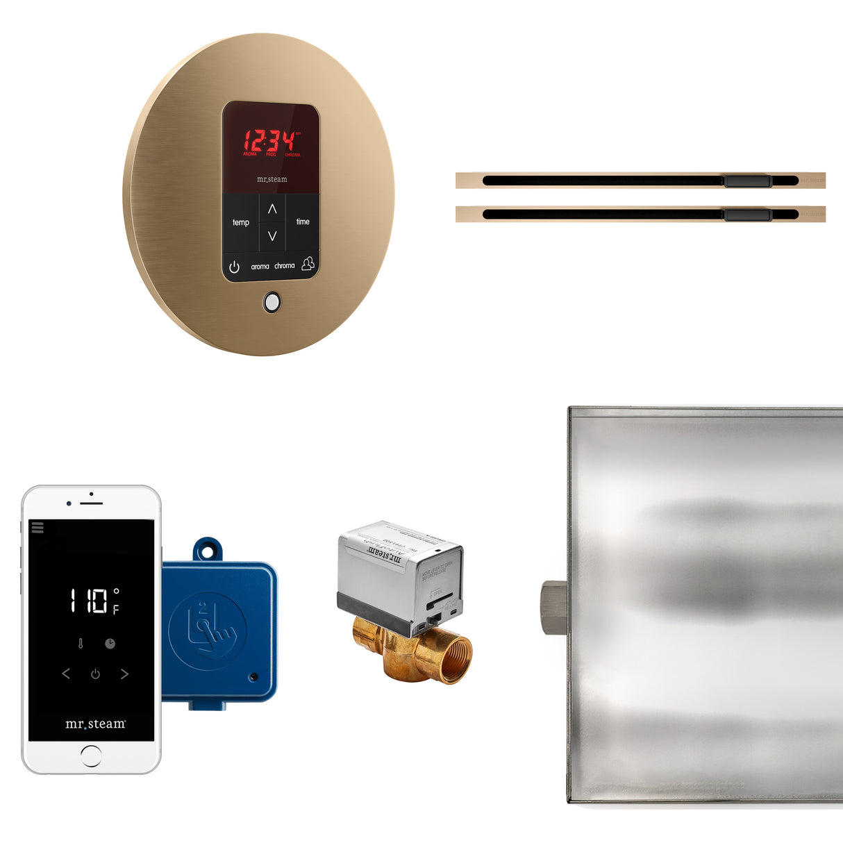 Mr.Steam Butler Max Linear Steam Shower Control Package