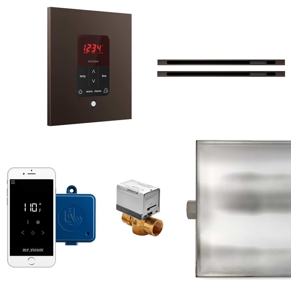 Mr.Steam Butler Max Linear Steam Shower Control Package