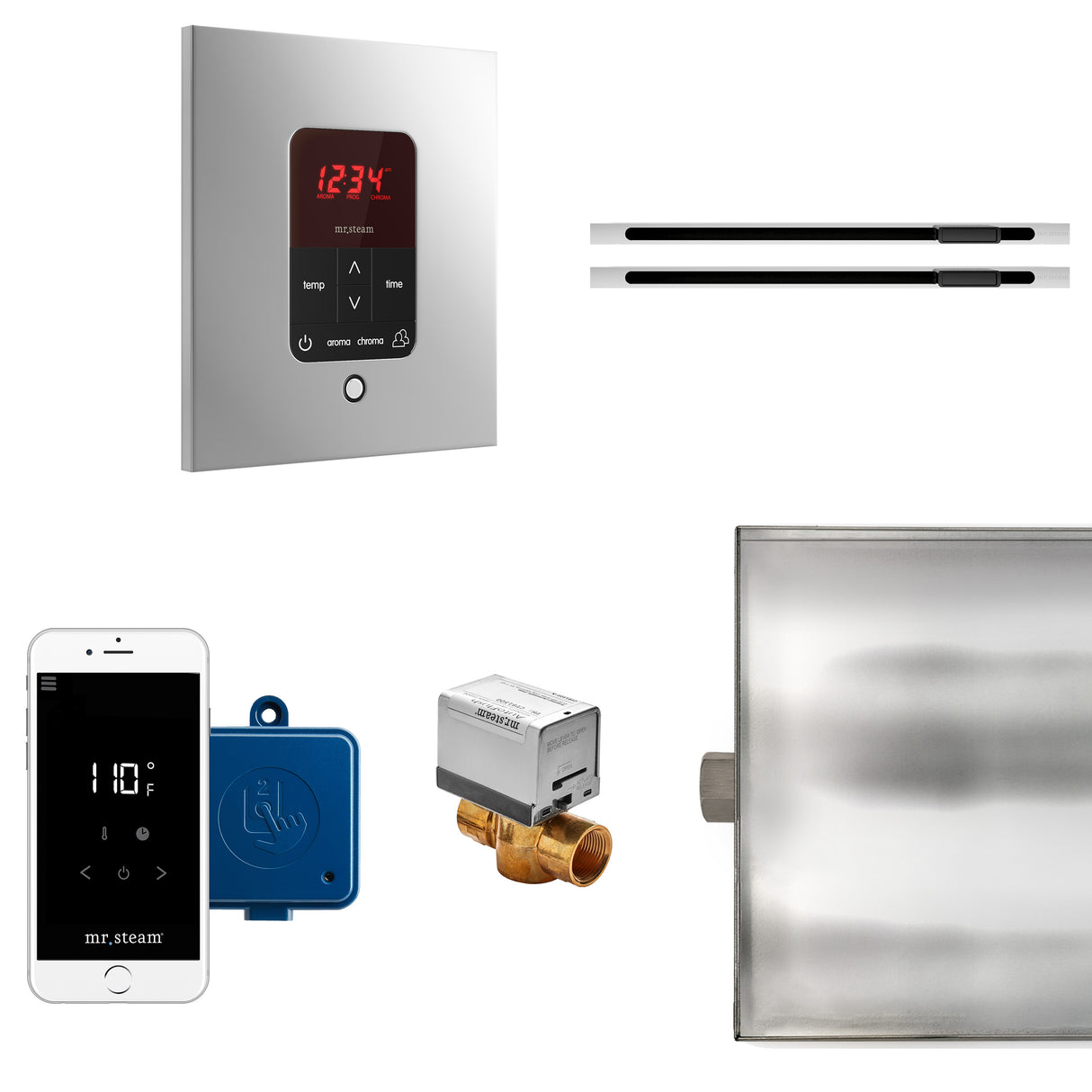 Mr.Steam Butler Max Linear Steam Shower Control Package
