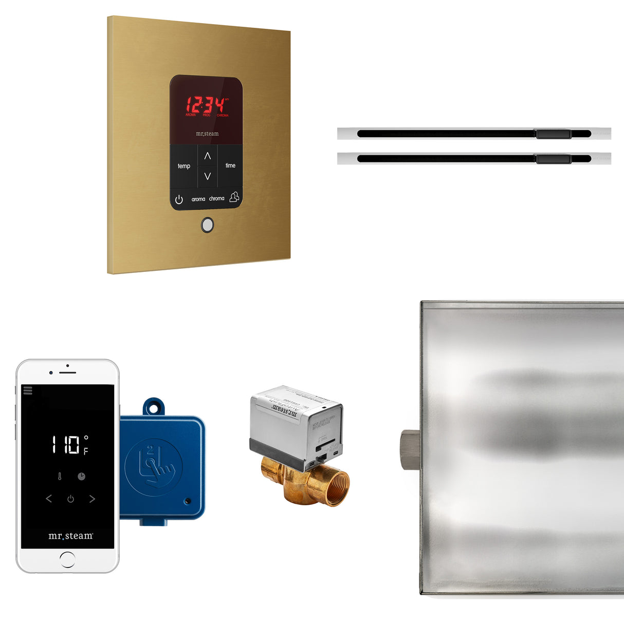Mr.Steam Butler Max Linear Steam Shower Control Package