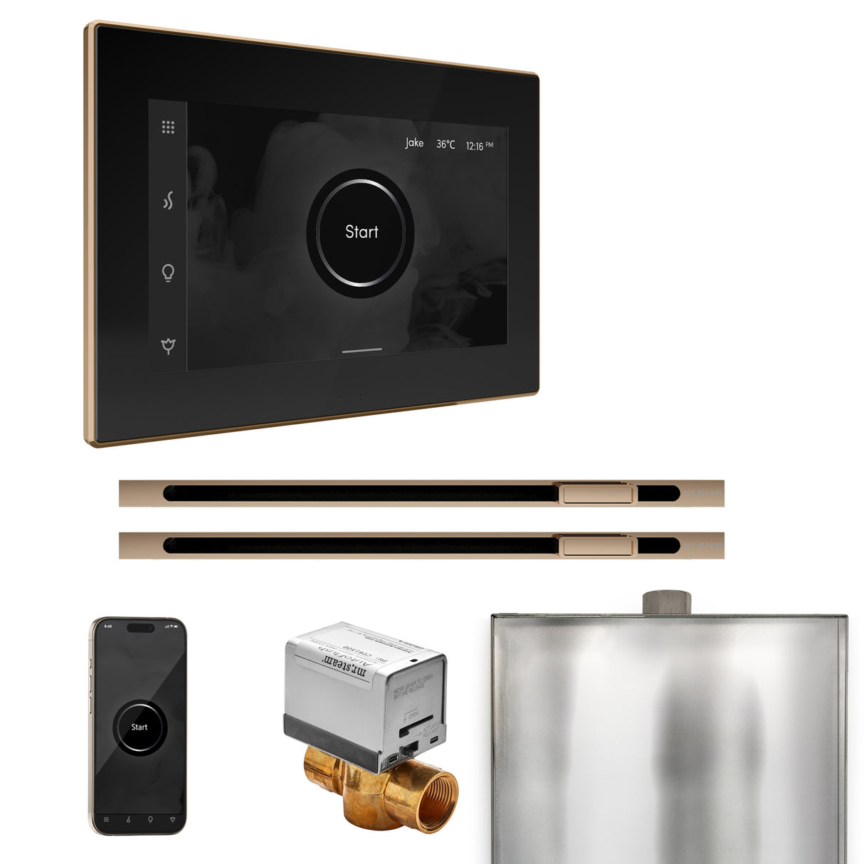 Mr.Steam XButler Max Linear Steam Shower Control Package