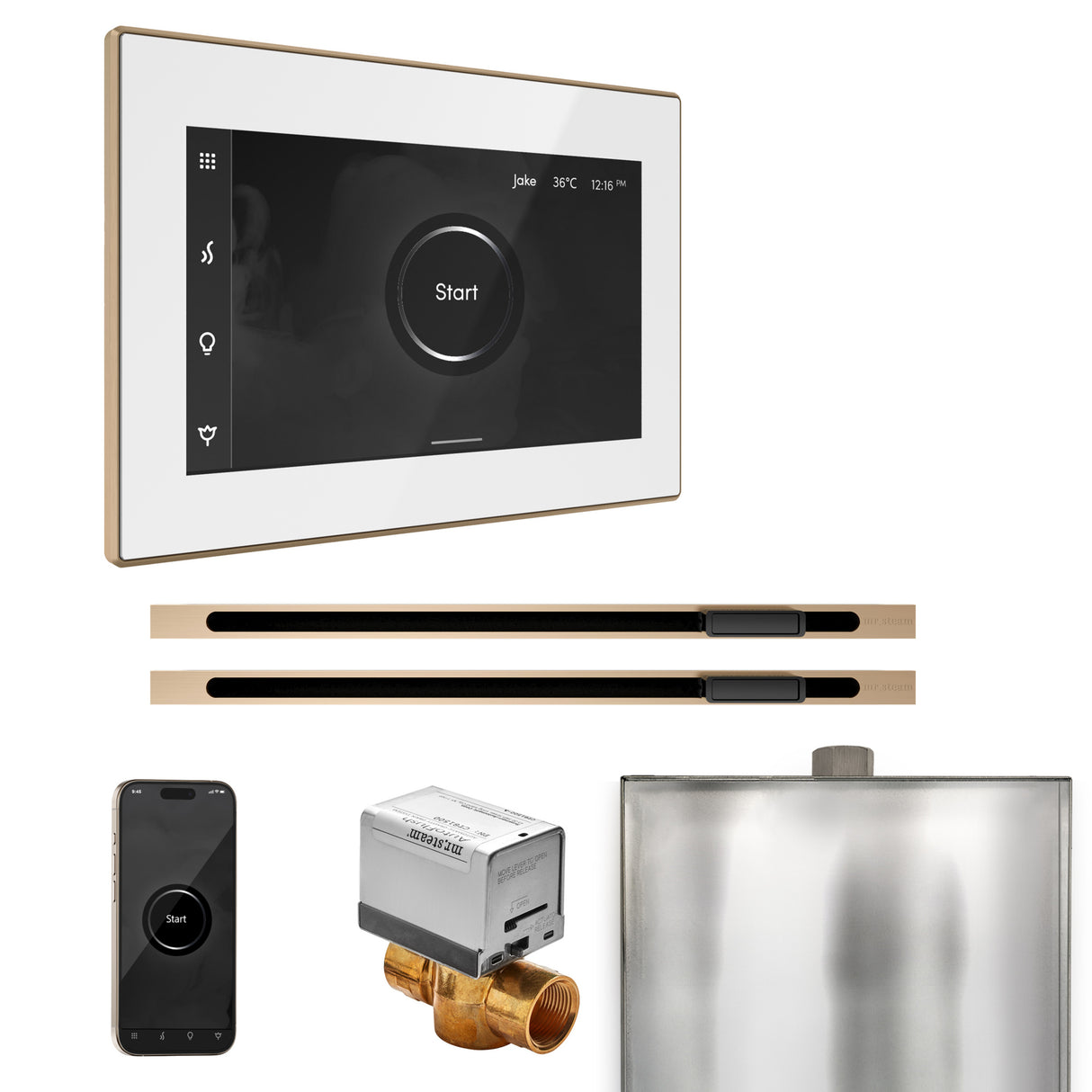 Mr.Steam XButler Max Linear Steam Shower Control Package