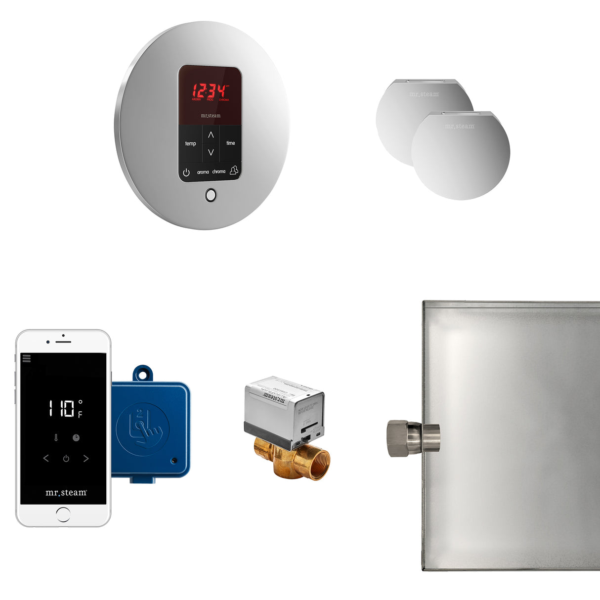 Mr.Steam Butler Max Aroma Designer Steam Shower Control Package
