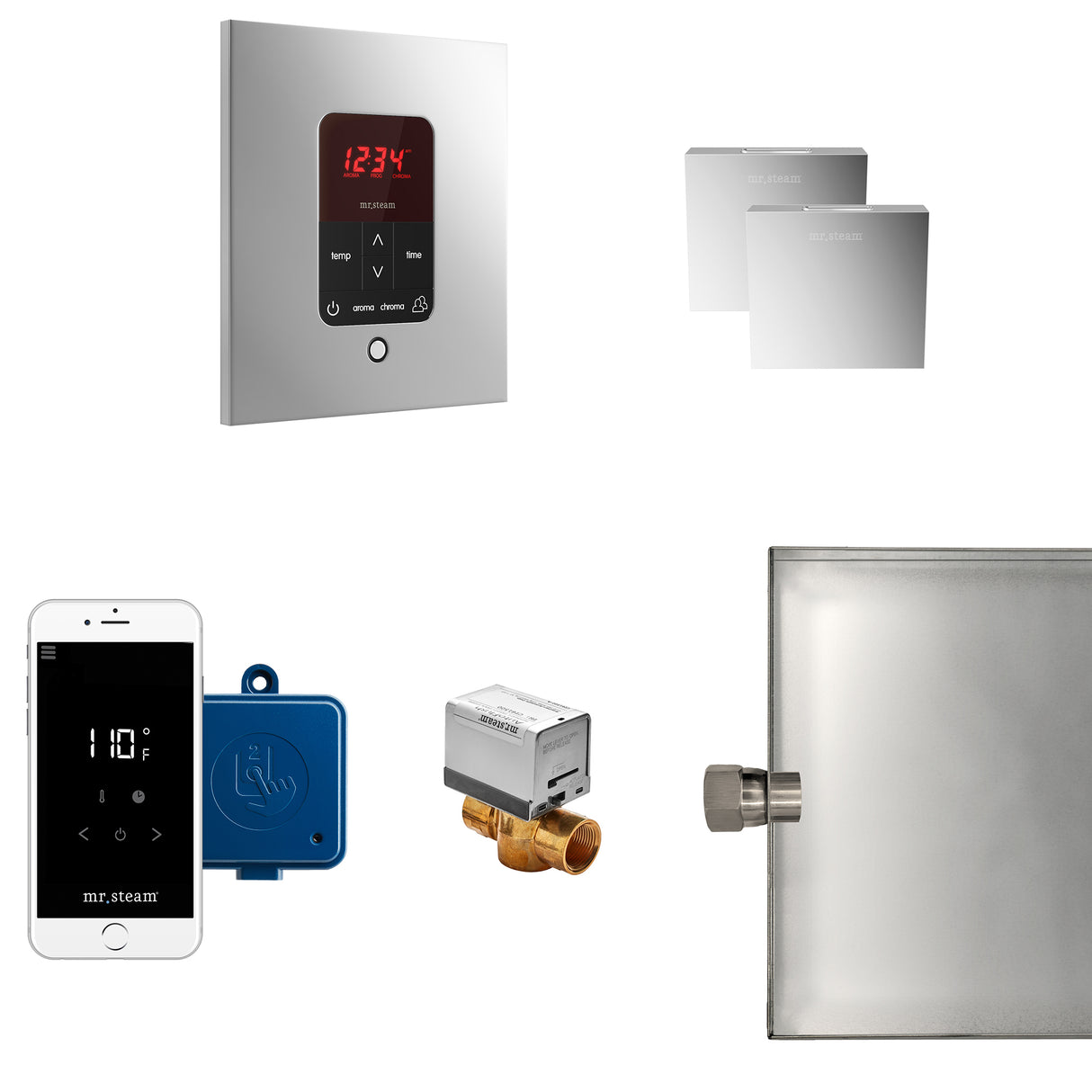 Mr.Steam Butler Max Aroma Designer Steam Shower Control Package