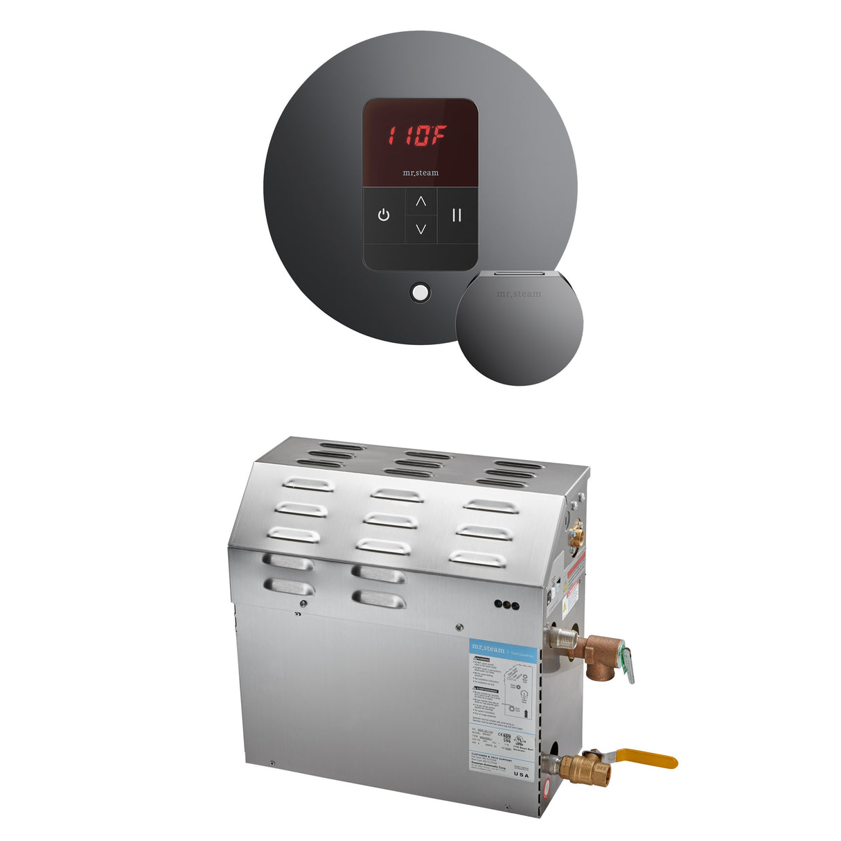 Mr.Steam MS Series Steam Shower Generator Package, 9kW