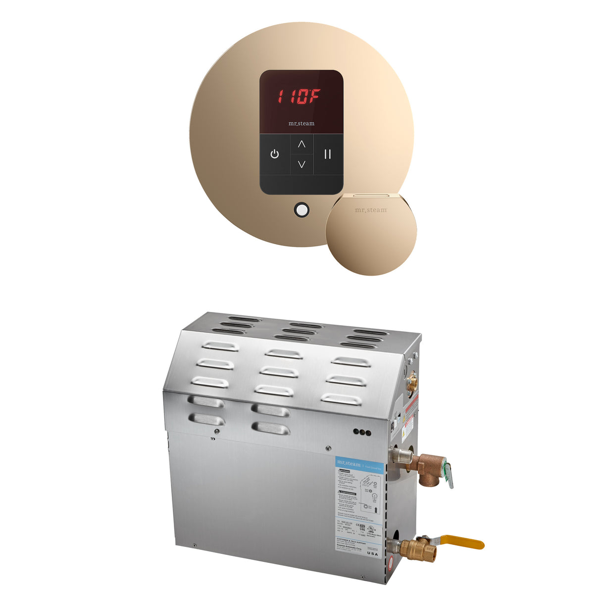 Mr.Steam MS Series Steam Shower Generator Package, 6kW