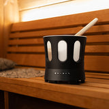 SaunaLife SaunaZone Bluetooth Speaker and Sauna Bucket, with Lights