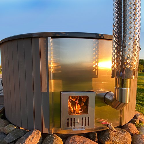 SaunaLife SOAK Series Wood Burning Hot Tub