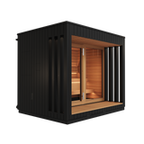 Saunum AirCube 3 Terrace Outdoor Sauna, 4 Person