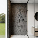 ThermaSol SignaTouch Series 5" Smart Touchscreen Steam Shower Control, Modern Recessed